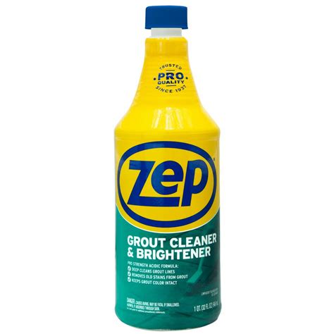 To apply, rub it on surfaces with a sponge or microfiber towel, then rinse with water. . Zep grout cleaner